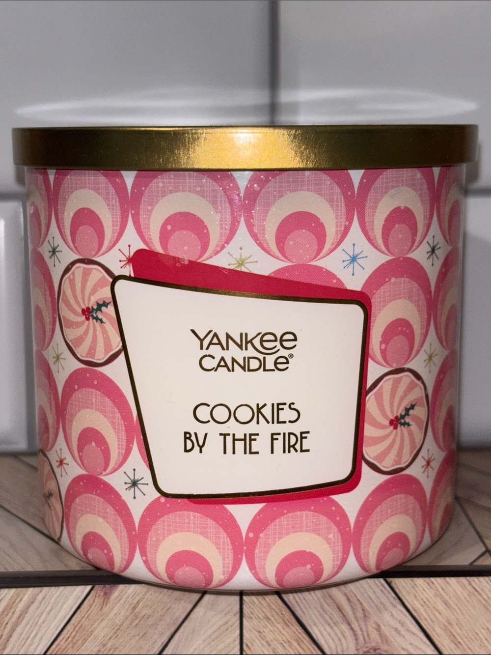 Yankee Candle Cookies By The Fire 3wick